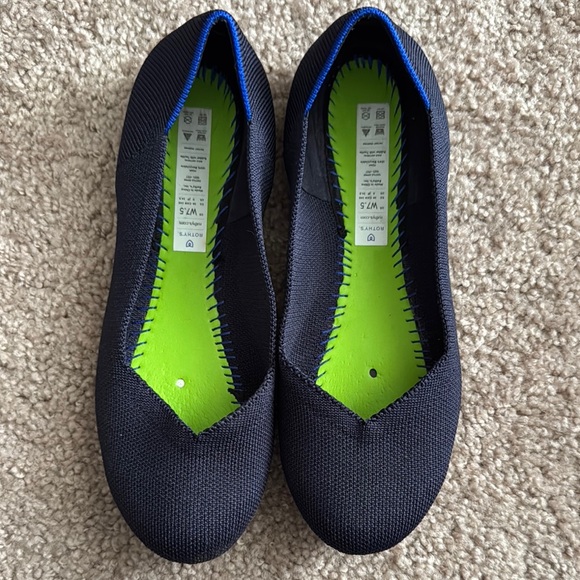 Rothy's Shoes - Rothy's Navy Blue Flats
